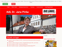 Tablet Screenshot of jana-pinka.de